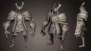 3D model Undead samurai (STL)